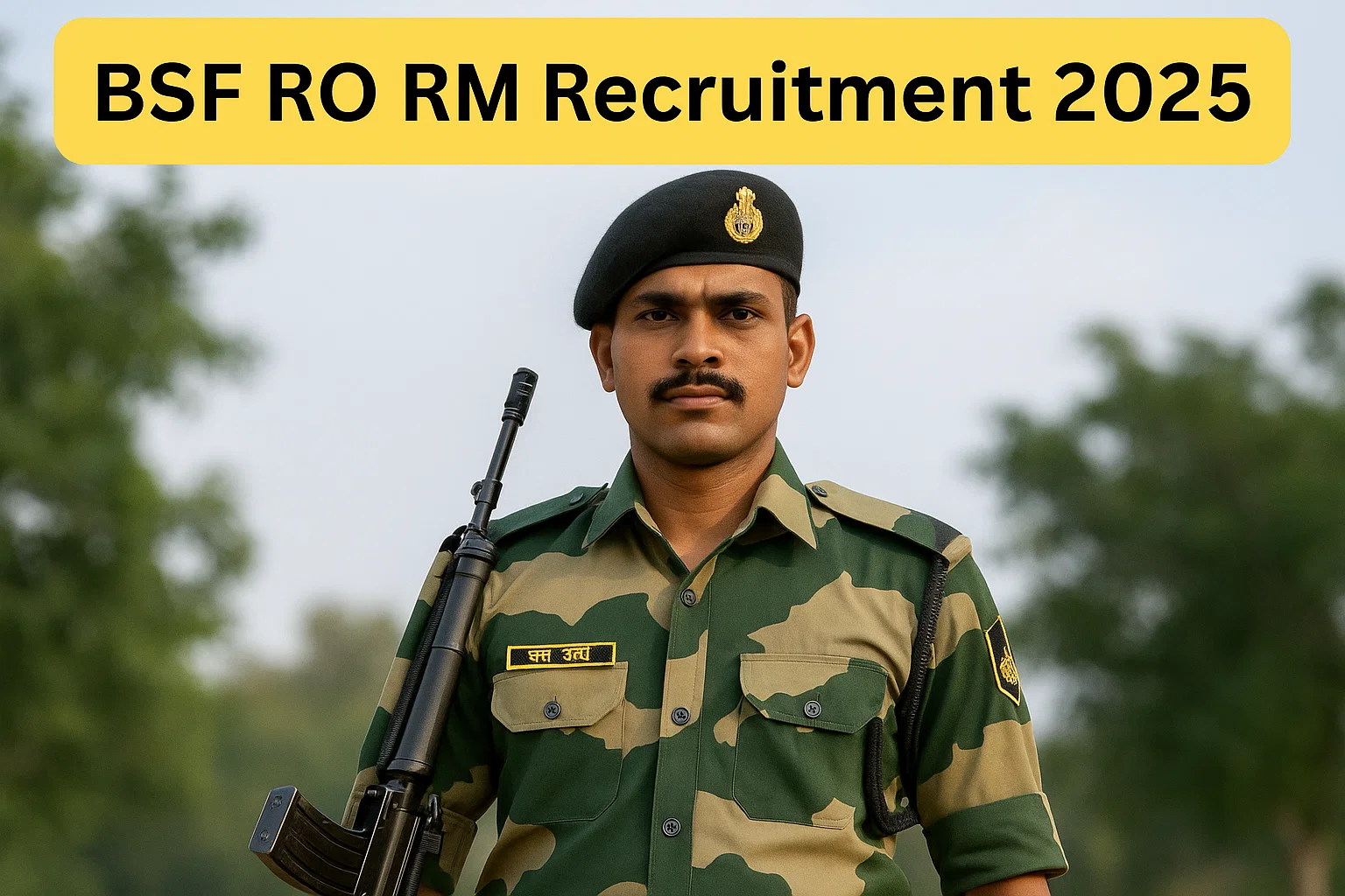 BSF RO RM Recruitment 2025
