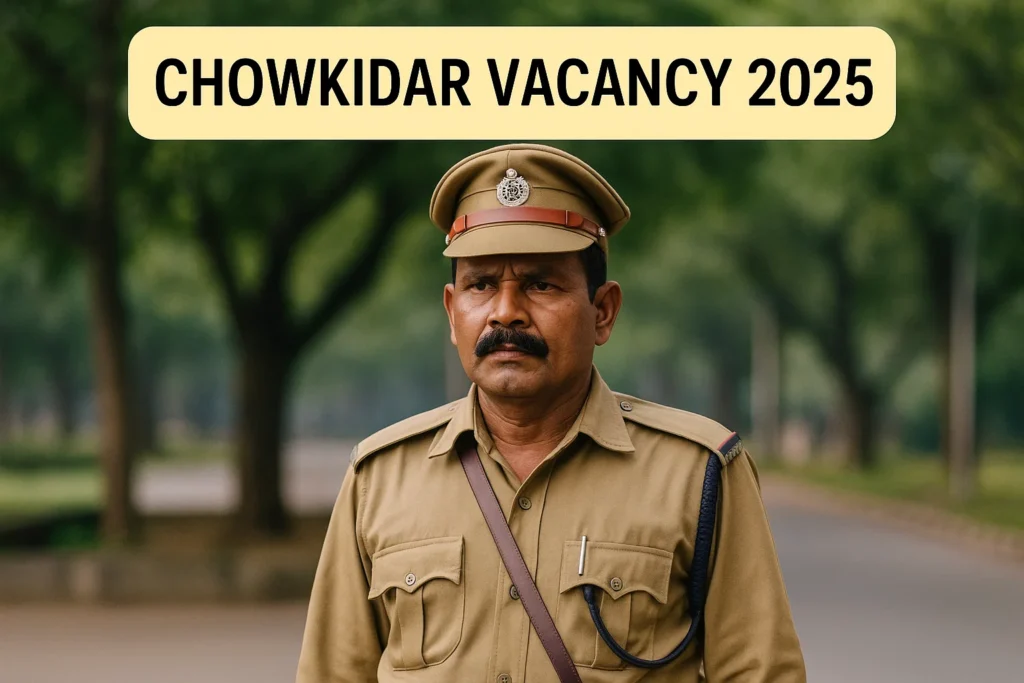 Chowkidar Vacancy 2025