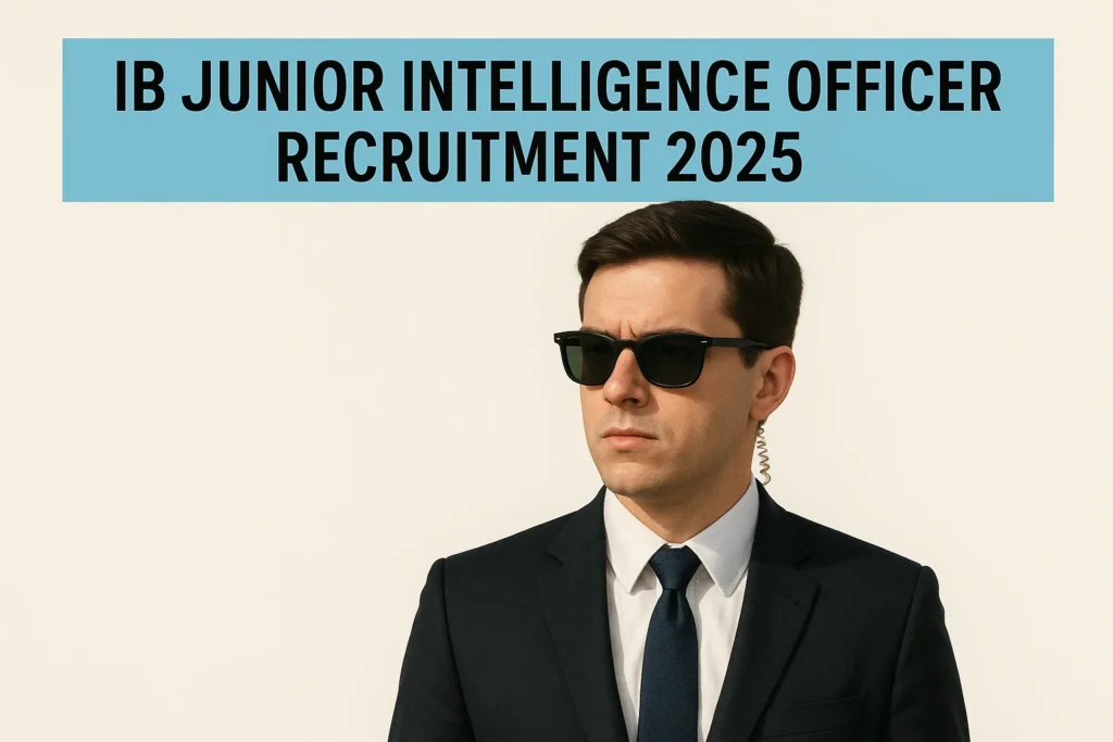 IB Junior Intelligence Officer Recruitment 2025