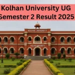 Kolhan University UG Semester 2 Result 2025