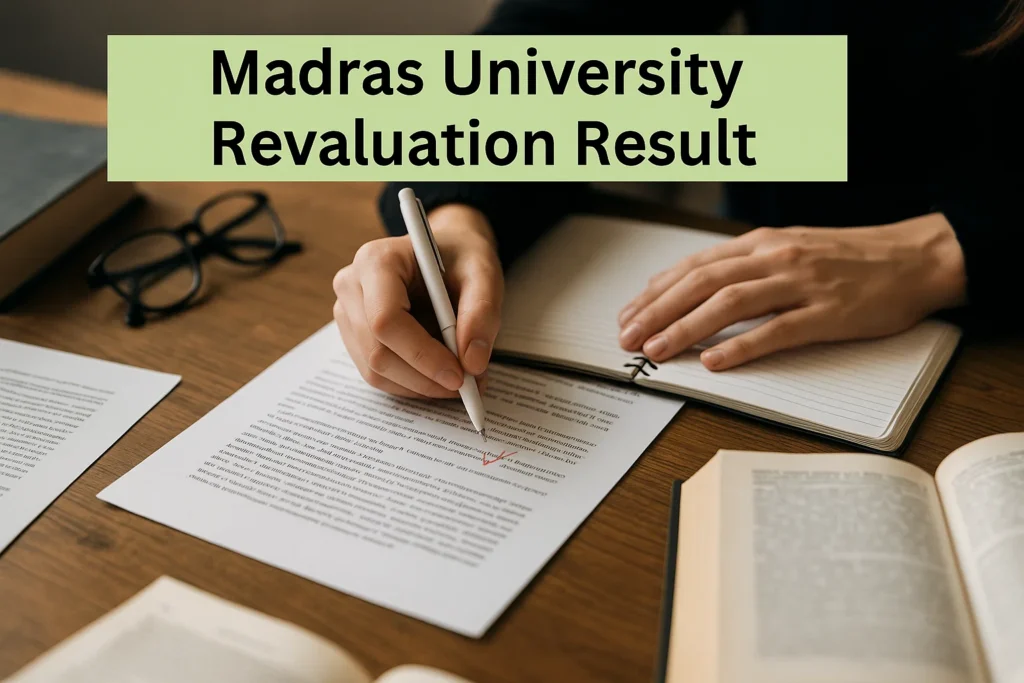 Madras University Revaluation Result