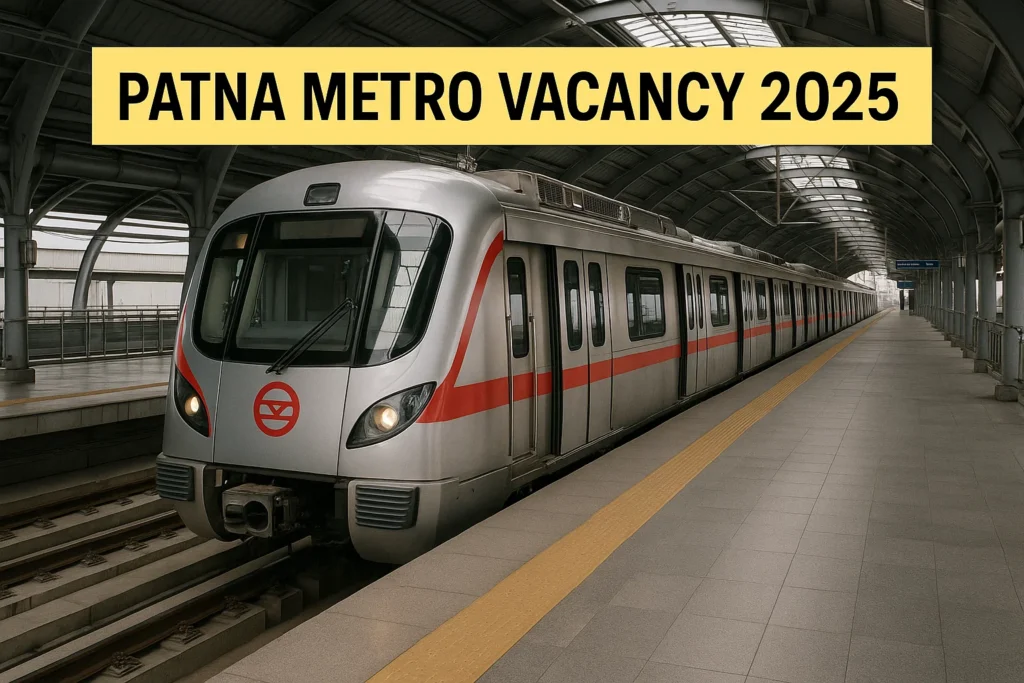 Patna Metro Vacancy 2025