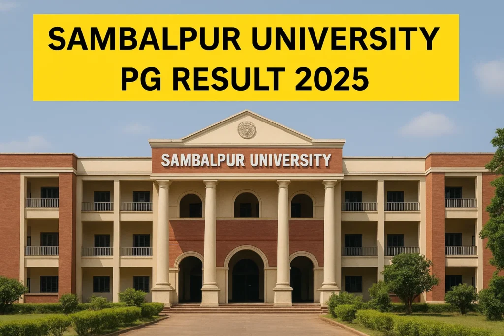 Sambalpur University PG Result 2025