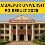 Sambalpur University PG Result 2025