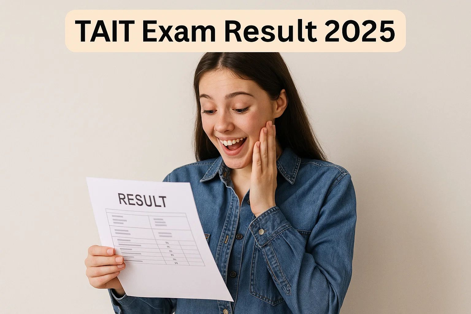 TAIT Exam Result 2025