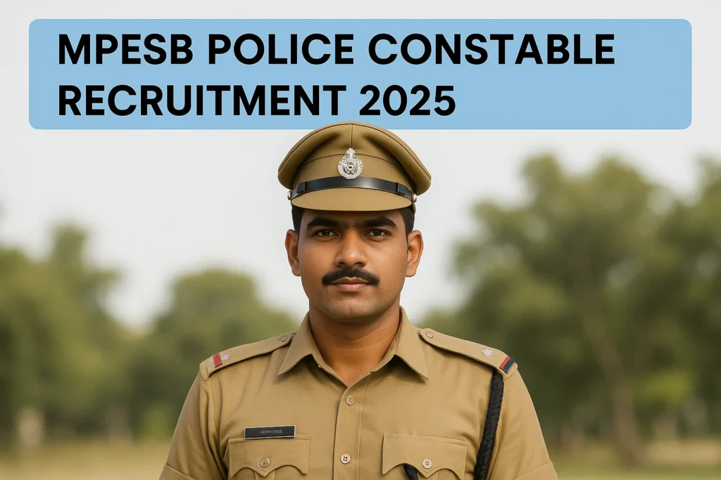 mpesb police constable recruitment 2025